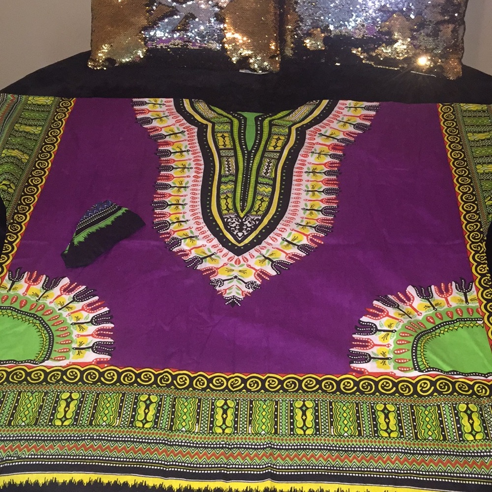 Dashiki with head piece